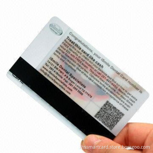 Translucent magstripe card